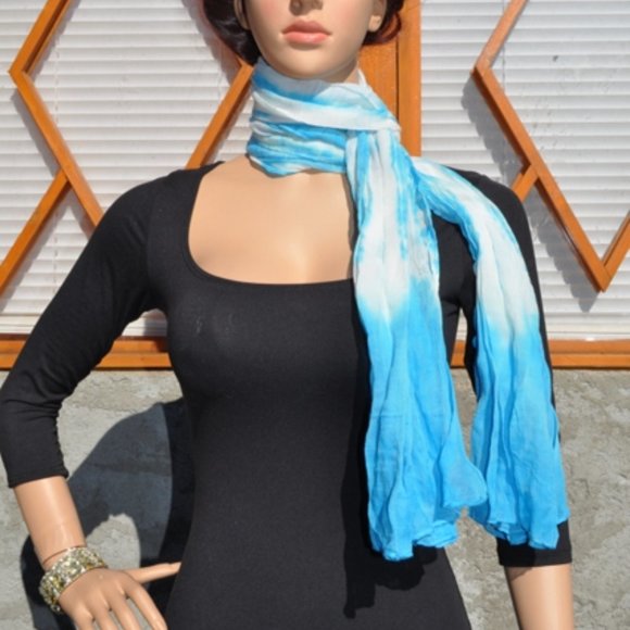 4 X$10 Tie Dye Scarf for Women Lightweight Scarf Shawl Linen Scarves - Picture 2 of 5